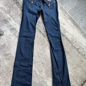 Hudson women jeans Size 26 style Beth  dark colored Jean denim
